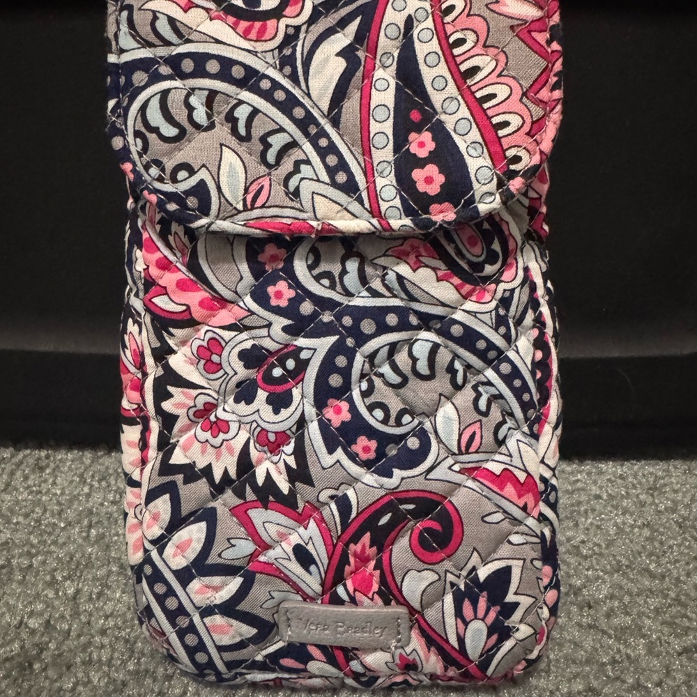 Vera Bradley Pink and Gray Paisley Crossbody Bag brand new, never used